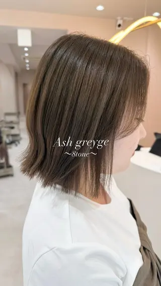 ショート カラー 🫧ツヤ髪＊赤味消し nanami🫧のヘアスタイル