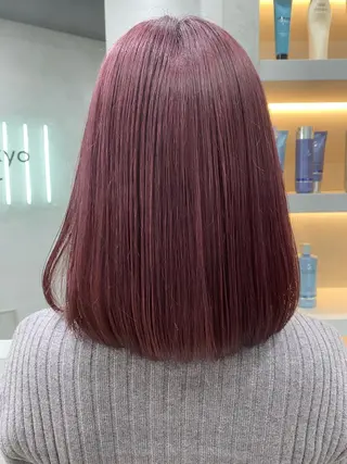 ショート カラー ウルフ🐺/ボブ ハイトーン🌈/増田のヘアスタイル