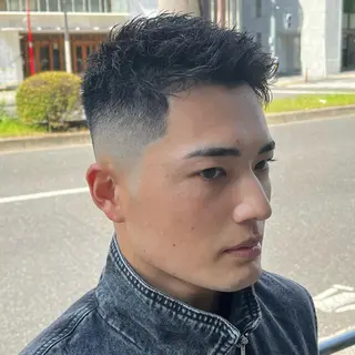 ショート メンズ 立川/メンズパーマ 厚進太郎のヘアスタイル