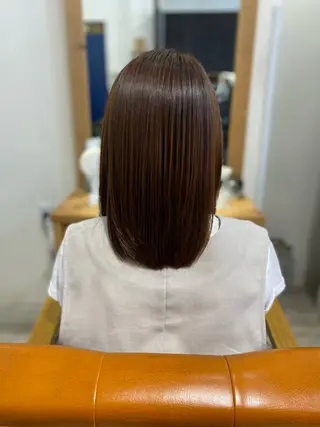 ミディアム カラー 森下 友　Dio...池袋のヘアスタイル