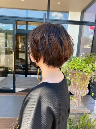 ショート カラー ヘアアレンジ ❣️韓国レイヤー ❣️渡部晃輝のヘアスタイル