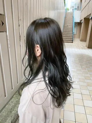 ロング カラー 髪質改善 ヒデのヘアスタイル