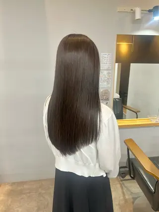 ロング 美髪縮毛矯正/ 髪質改善/岩田一駿のヘアスタイル