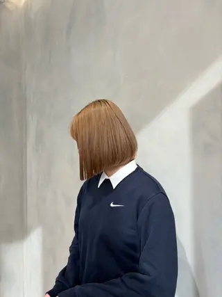 ショート ボブ/メンズカット パーマ/ホノカのヘアスタイル