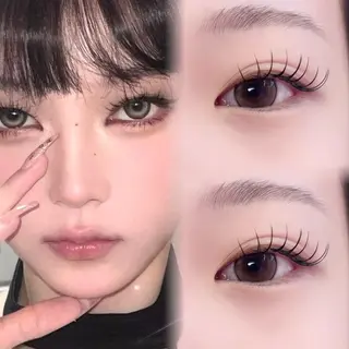 マツエク・マツパ Nozomi 韓国風束感まつ毛🩵のマツエク・マツパデザイン