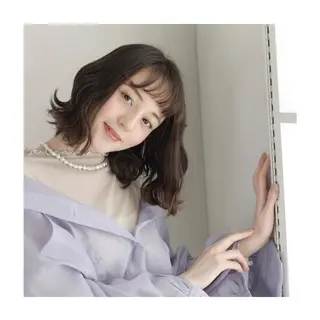 ミディアム ❁⃘ ち だ り さ ❁⃘のヘアスタイル