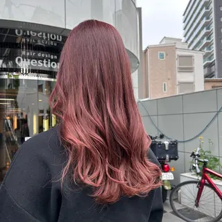 ロング カラー 山崎 絵莉香のヘアスタイル