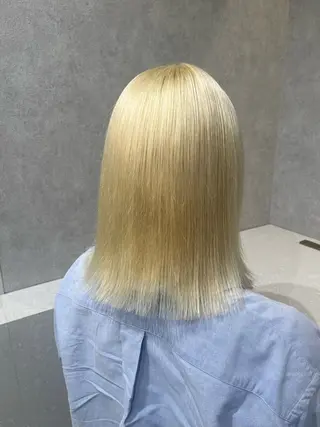 セミロング カラー 🇰🇷韓国レイヤー 艶カラー／田川佑紀のヘアスタイル