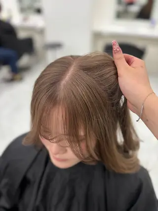 ロング 渋谷🥇wカラー 特化美容師のヘアスタイル