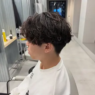 パーマ メンズ メンズカット✨ メンズパーマ聖のヘアスタイル