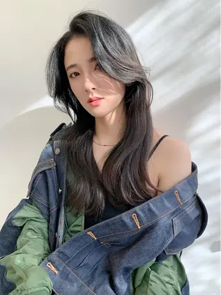 セミロング カラー 鈴木 一貴のヘアスタイル