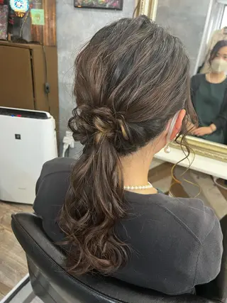 セミロング 石井 綺乃のヘアスタイル