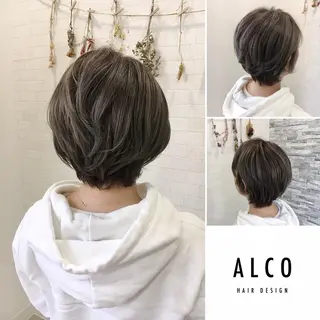 ショート カラー ワタイショウタ 髪質改善✨眉毛サロンのヘアスタイル