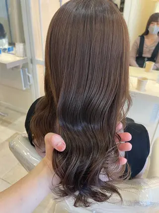 カラー 東梅田エリアカラー ヘアセットNo. 1のヘアスタイル