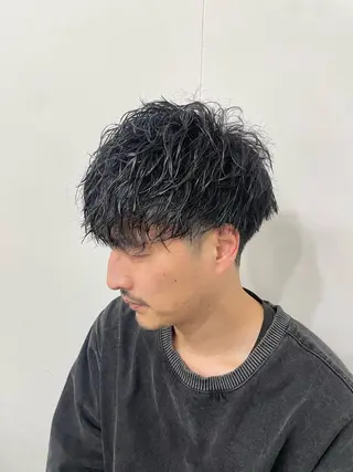 メンズ 艶・暖色カラー/ メンズ/名駅/ユキハのヘアスタイル