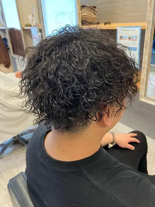 パーマ メンズ メンズ特化/パーマ/ フェードWATARUのヘアスタイル