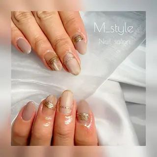 ミディアム ネイル 下妻市ﾈｲﾙｻﾛﾝ M_styleのネイルデザイン