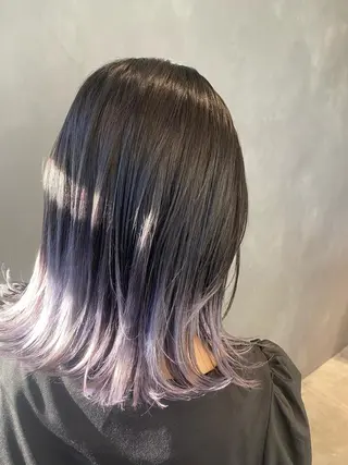 ミディアム 内田 遥香のヘアスタイル