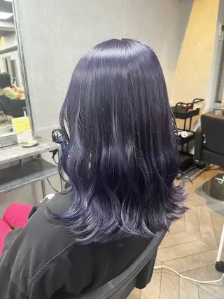 ミディアム カラー ヘアアレンジ est hair 池袋西口店所属・😈派手髪/ 地雷系 /　KALIN😈のヘアスタイル
