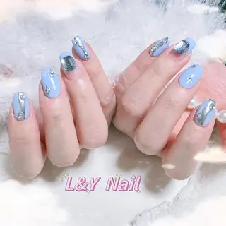 ネイル L&Y Nail🎀 思雪のネイルデザイン