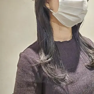 ロング カラー 韓国レイヤー suzuのヘアスタイル