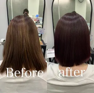 ミディアム 【酸性ストレート】 宮下和明のヘアスタイル