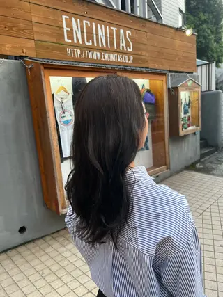 ロング カラー 【髪質改善/縮毛矯正 /カラー】ホサカのヘアスタイル