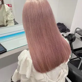 ロング 💖韓国×王道 ハイトーン💖のヘアスタイル