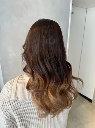 ロング カラー 透明感カラー✨艶髪 制作🌱山根あゆみのヘアスタイル