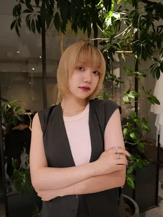 ショート カットモデル FILMSりくのヘアスタイル