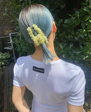 ショート カラー ハイトーンカラー🍑 心斎橋のヘアスタイル