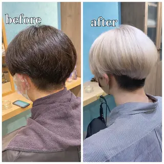 カラー メンズ La fith liebe 京都駅前店所属・🌈ブリーチ特化🌈 MINATOのヘアスタイル