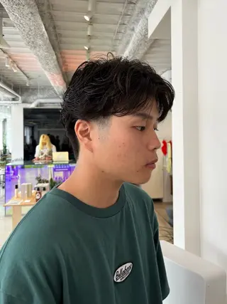 パーマ メンズ ANY/メンズ特化/ シバヤ ユウキのヘアスタイル