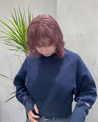 ミディアム カラー レイヤー/ブリーチ ♥️【木坂 桃歌】のヘアスタイル