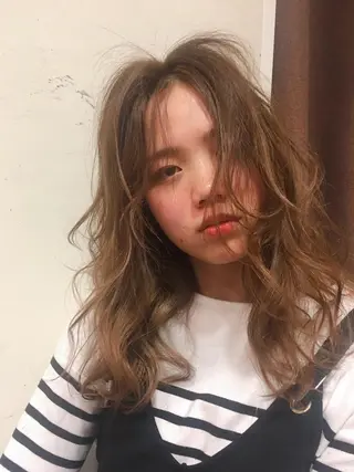 ロング Agu hair rupia 金沢店所属・金沢美容室/ 艶髪/夜営業/JINのヘアスタイル