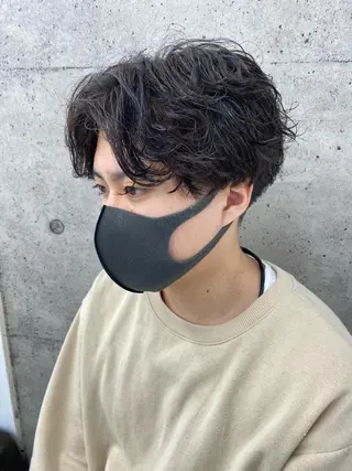 パーマ メンズ 🔥メンズ特化🔥 永瀬椋のヘアスタイル