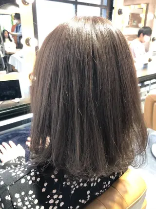 ミディアム 髪質改善縮毛矯正 リピートNo.1米倉のヘアスタイル