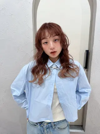 セミロング パーマ Aya/パーマ /表参道のヘアスタイル