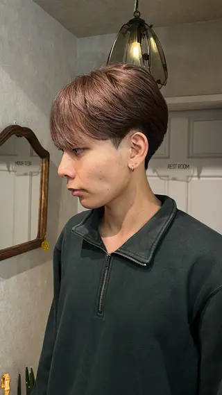 ショート メンズ HARUKI🏔️/ メンズ/透け感カラーのヘアスタイル