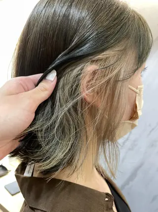 ミディアム カラー L.E.M 仙台のヘアスタイル