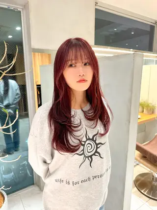 ロング カラー ひかり/ショート /似合わせカラーのヘアスタイル