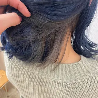 ミディアム カラー 個性派/ブリーチ *ほのかのヘアスタイル