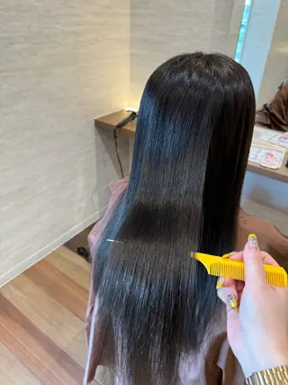 ロング 森 千風優のヘアスタイル