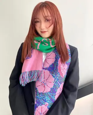 セミロング カラー hair&nail ☯️アイリ☯️のネイルデザイン