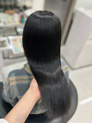 ロング Rin/寒色系カラー 🦋/うる艶ヘア🫧のヘアスタイル