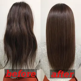 ロング 透明感♡グレージュ ♡ミルクティー♡のヘアスタイル