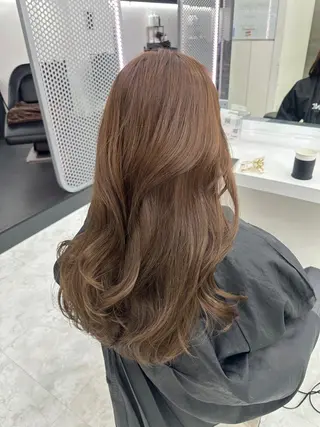 ロング カラー パーマ ヘアアレンジ メンズ キッズ ♥️韓国ヘア レイヤー♥️ゆりのヘアスタイル