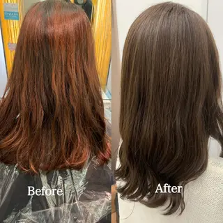 セミロング BeB HAIR&MAKE所属・🌸加藤 彩🌸のヘアスタイル