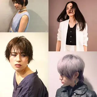 縮毛矯正/ 髪質改善 /ショート 圍 崇行のヘアスタイル