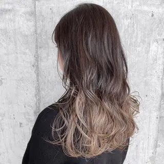 セミロング カラー 💘透明感カラー💘 沖本 将宏のヘアスタイル